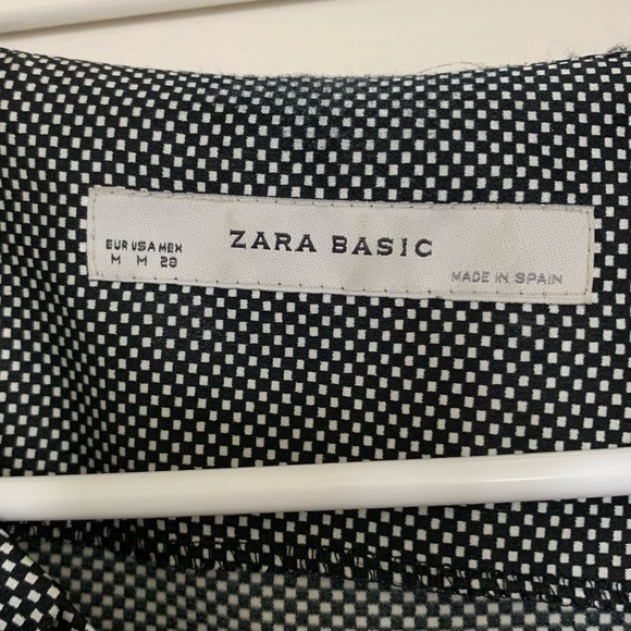 Zara French Girl Satiny Shift Dress - Picture 3 of 4